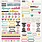 SIMPLE STORIES SIMPLE STORIES TOTALLY 80'S 12x12 CARDSTOCK STICKERS BASICS