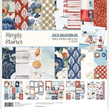 SIMPLE STORIES SIMPLE STORIES VINTAGE SAND & SEA 12x12 COLLECTION KIT
