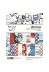 SIMPLE STORIES SIMPLE STORIES VINTAGE SAND & SEA 6x8 PAPER PAD 24 SHEETS