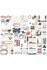SIMPLE STORIES SIMPLE STORIES VINTAGE SAND & SEA JOURNAL BITS & PIECES 68/PK