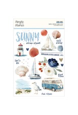 SIMPLE STORIES SIMPLE STORIES VINTAGE SAND & SEA 6x8 RUB-ONS 2/PK