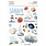 SIMPLE STORIES SIMPLE STORIES VINTAGE SAND & SEA 6x8 RUB-ONS 2/PK