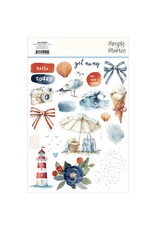 SIMPLE STORIES SIMPLE STORIES VINTAGE SAND & SEA 6x8 RUB-ONS 2/PK