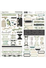 SIMPLE STORIES SIMPLE STORIES VINTAGE TIMELESS HARMONY 12x12 CARDSTOCK STICKERS BASICS