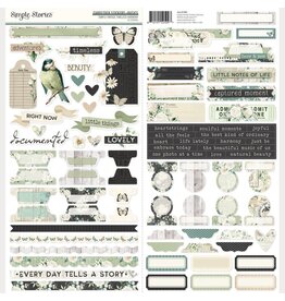 SIMPLE STORIES SIMPLE STORIES VINTAGE TIMELESS HARMONY 12x12 CARDSTOCK STICKERS BASICS