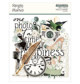 SIMPLE STORIES SIMPLE STORIES VINTAGE TIMELESS HARMONY BITS & PIECES 81/PK