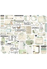 SIMPLE STORIES SIMPLE STORIES VINTAGE TIMELESS HARMONY JOURNAL BITS & PIECES 90/PK
