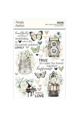 SIMPLE STORIES SIMPLE STORIES VINTAGE TIMELESS HARMONY 6x8 RUB-ONS 2/PK