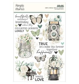 SIMPLE STORIES SIMPLE STORIES VINTAGE TIMELESS HARMONY 6x8 RUB-ONS 2/PK
