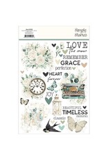SIMPLE STORIES SIMPLE STORIES VINTAGE TIMELESS HARMONY 6x8 RUB-ONS 2/PK