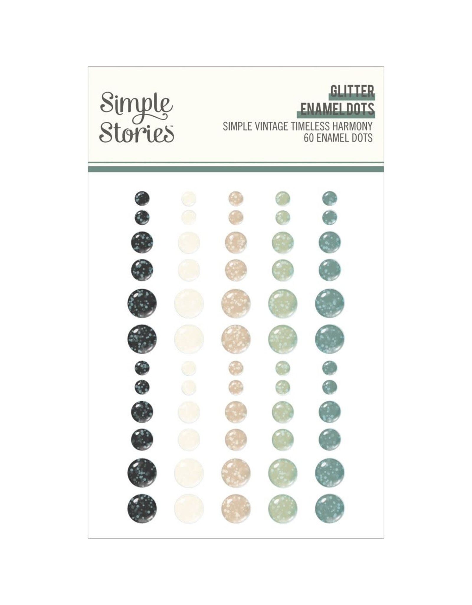 SIMPLE STORIES SIMPLE STORIES VINTAGE TIMELESS HARMONY GLOSSY ENAMEL DOTS