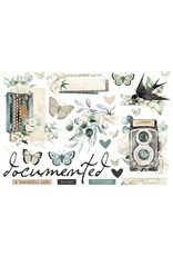 SIMPLE STORIES SIMPLE STORIES SIMPLE PAGES VINTAGE TIMELESS HARMONY PAGE PIECES 23/PK