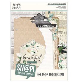SIMPLE STORIES SIMPLE STORIES SN@P VINTAGE TIMELESS HARMONY 6x8 BINDER INSERTS
