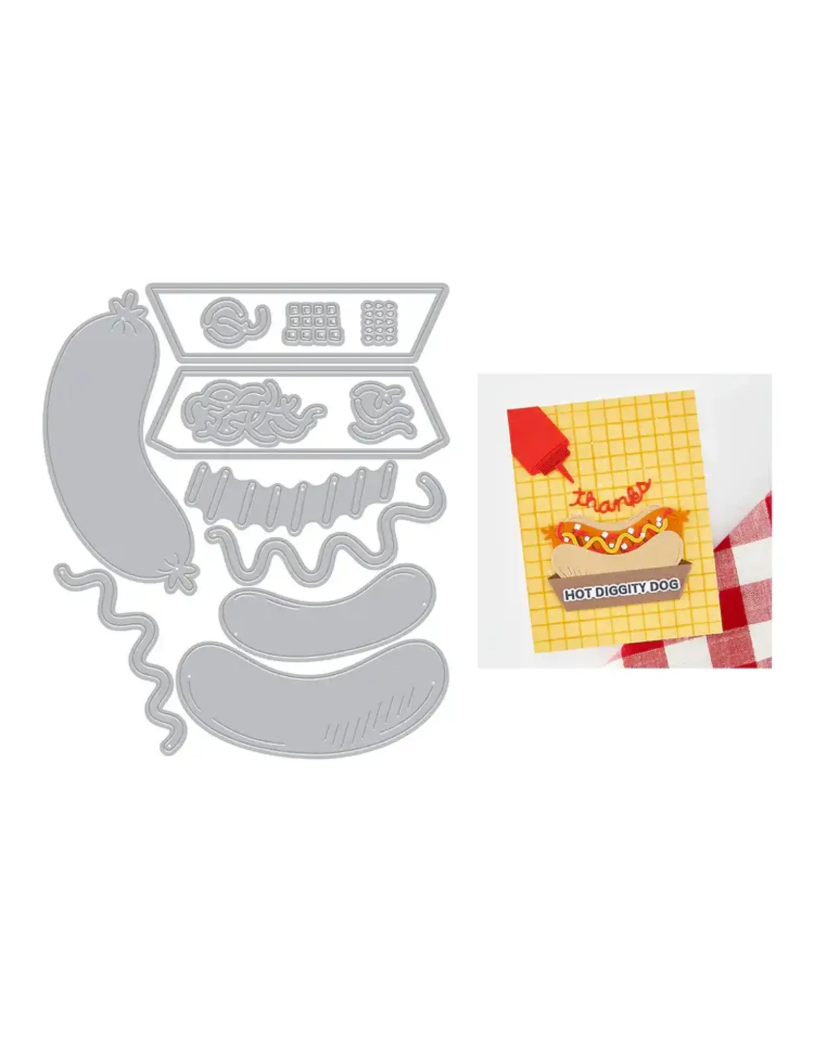 HERO ARTS HERO ARTS HOT DIGGITY DOG DIE SET