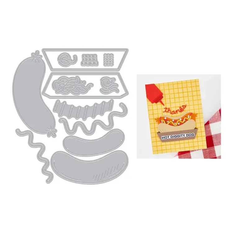 HERO ARTS HERO ARTS HOT DIGGITY DOG DIE SET