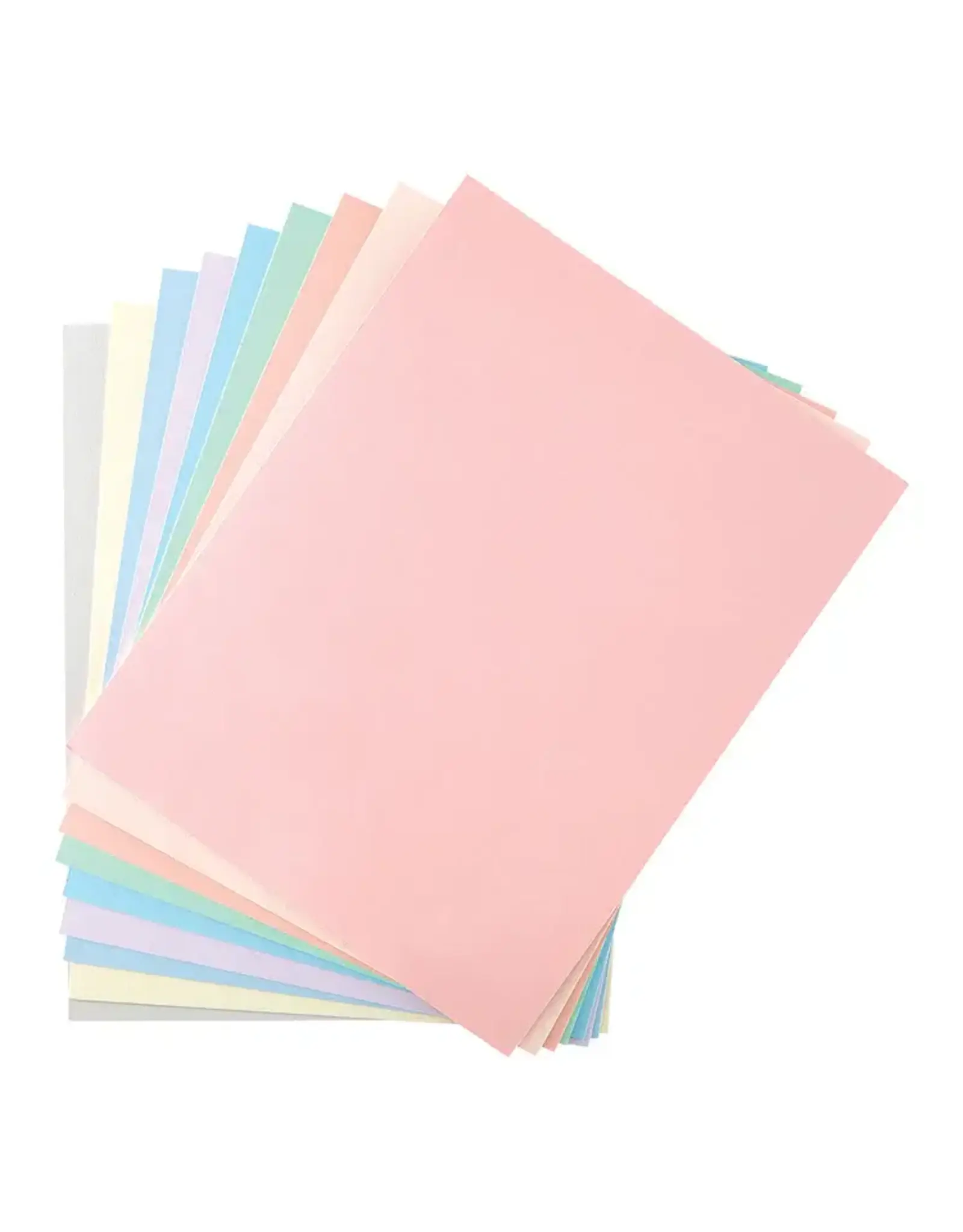 SPELLBINDERS SPELLBINDERS BUTTONS & KEEPSAKES ASSORTMENT COLORWHEEL CARDSTOCK 8.5x11 10/PK