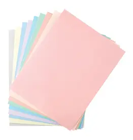 SPELLBINDERS SPELLBINDERS BUTTONS & KEEPSAKES ASSORTMENT COLORWHEEL CARDSTOCK 8.5x11 10/PK