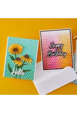 SPELLBINDERS SPELLBINDERS SIMON HURLEY CASCADING DOTS 3D EMBOSSING FOLDER AND STENCIL