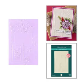 SPELLBINDERS SPELLBINDERS SUSAN TIERNEY-COCKBURN ODE TO A POET 3D EMBOSSING FOLDER