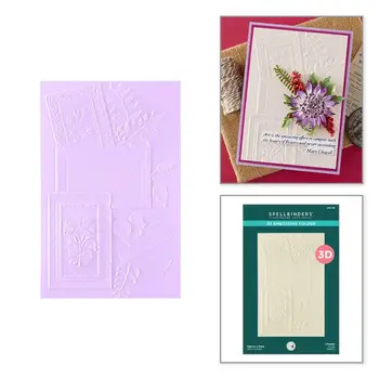 SPELLBINDERS SPELLBINDERS SUSAN TIERNEY-COCKBURN ODE TO A POET 3D EMBOSSING FOLDER