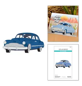 SPELLBINDERS SPELLBINDERS MINDY EGGEN THE CLASSIC ROAD LEGENDS 2.0 COLLECTION SEDAN STREET CRUISER ETCHED DIE SET