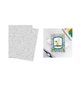 HERO ARTS HERO ARTS HERO TRANSFERS BIRDSONG SCRIPT RUB-ONS