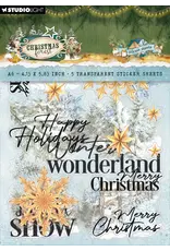 STUDIOLIGHT STUDIOLIGHT CHRISTMAS FOREST ELEMENTS & TEXTS STICKERS 5 SHEETS