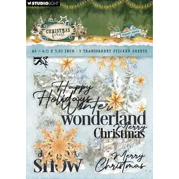 STUDIOLIGHT STUDIOLIGHT CHRISTMAS FOREST ELEMENTS & TEXTS STICKERS 5 SHEETS