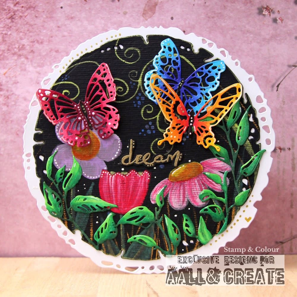 AALL & CREATE AALL & CREATE #38 COUNTING CIRCLES DIE SET