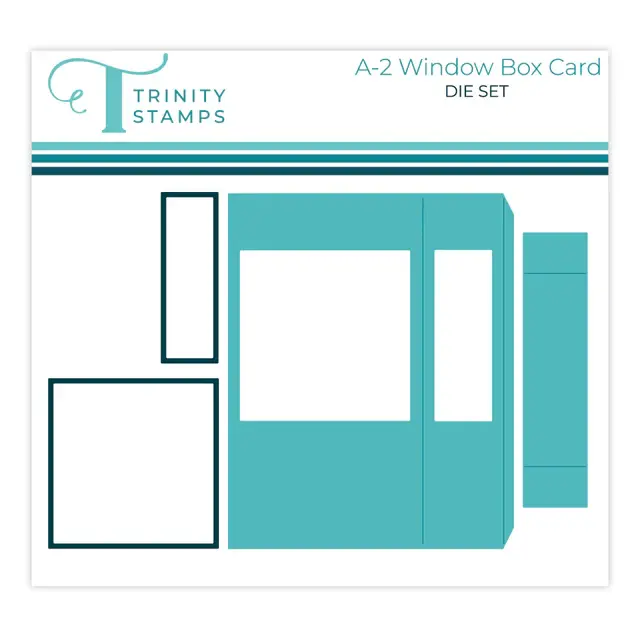 TRINITY STAMPS TRINITY STAMPS A-2 WINDOW BOX CARD DIE SET