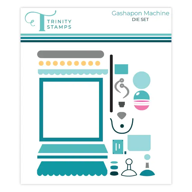 TRINITY STAMPS TRINITY STAMPS GASHAPON MACHINE DIE SET