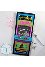 TRINITY STAMPS TRINITY STAMPS 8-BIT BIRTHDAY 4x6 CLEAR STAMP SET