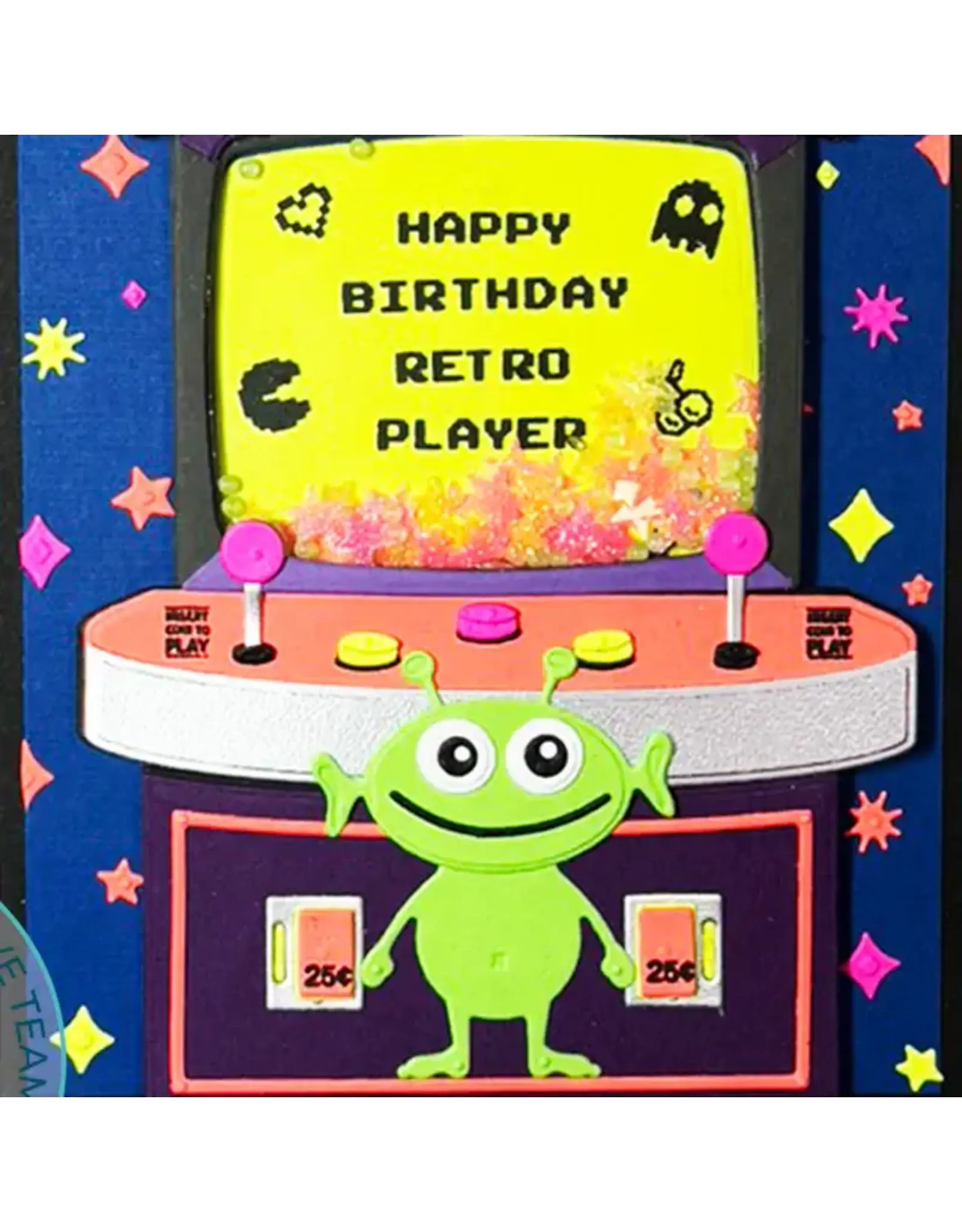TRINITY STAMPS TRINITY STAMPS 8-BIT BIRTHDAY 4x6 CLEAR STAMP SET