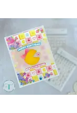 TRINITY STAMPS TRINITY STAMPS 8-BIT ALPHABET 3x4 CLEAR STAMP SET