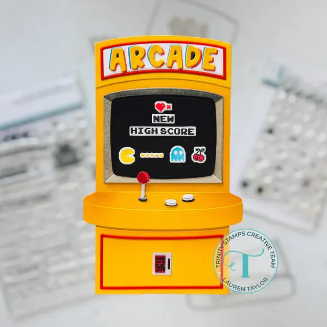 TRINITY STAMPS TRINITY STAMPS 8-BIT ALPHABET COORDINATING DIE SET