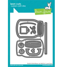 LAWN FAWN LAWN FAWN BUILD-A-DRINK MASON JAR ADD-ON DIE SET