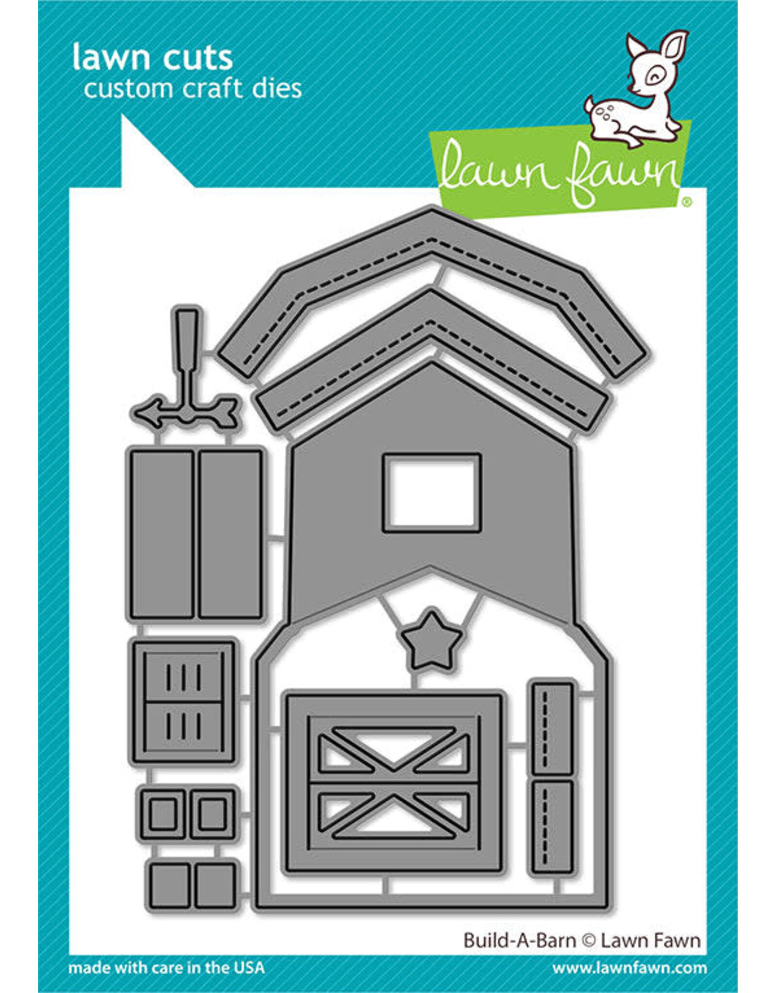 LAWN FAWN LAWN FAWN BUILD-A-BARN DIE SET