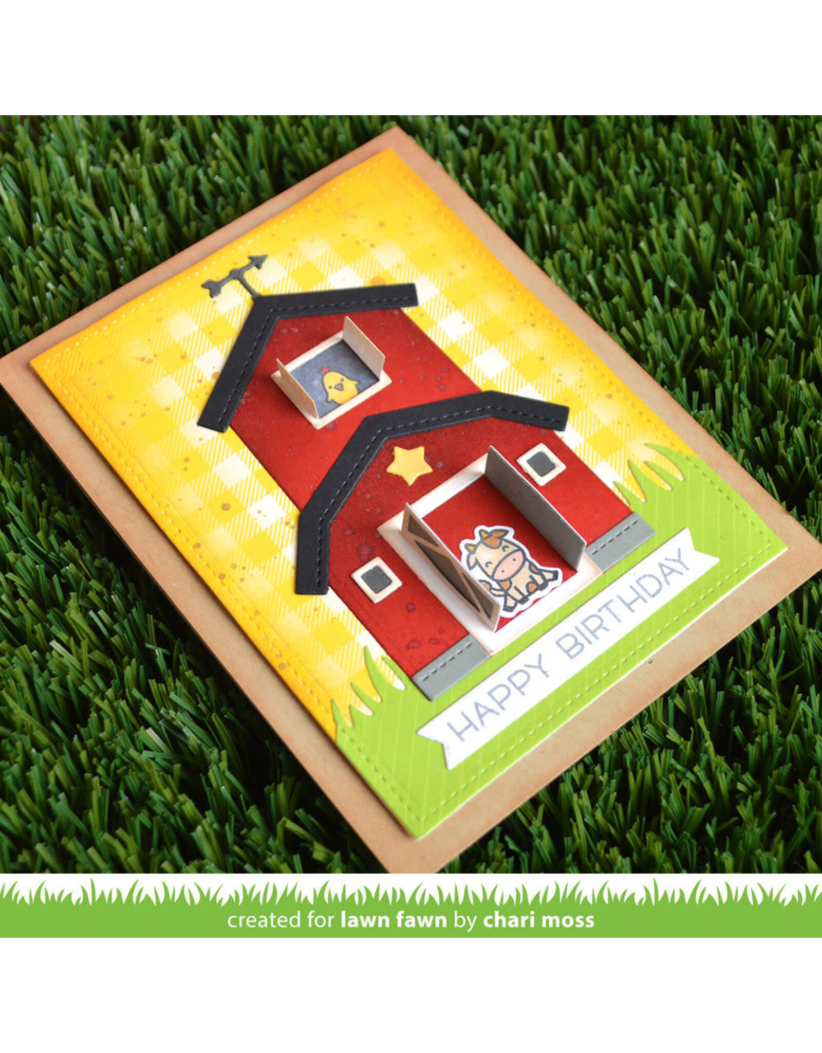 LAWN FAWN LAWN FAWN BUILD-A-BARN DIE SET