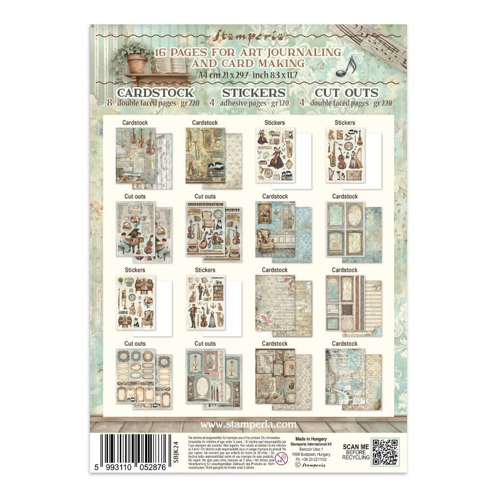 STAMPERIA STAMPERIA SYMPHONY JUNK JOURNAL