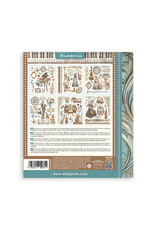 STAMPERIA STAMPERIA SYMPHONY 8x9 ASSORTED RUB-ONS 6/PK