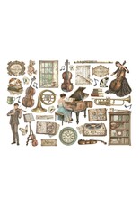 STAMPERIA STAMPERIA SYMPHONY EPHEMERA ADHESIVE PAPER CUT OUTS