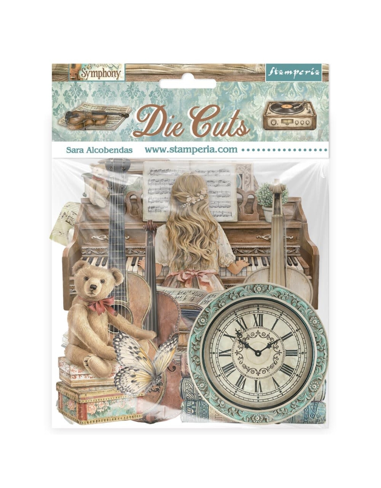 STAMPERIA STAMPERIA SYMPHONY CHIPBOARD DIE CUTS