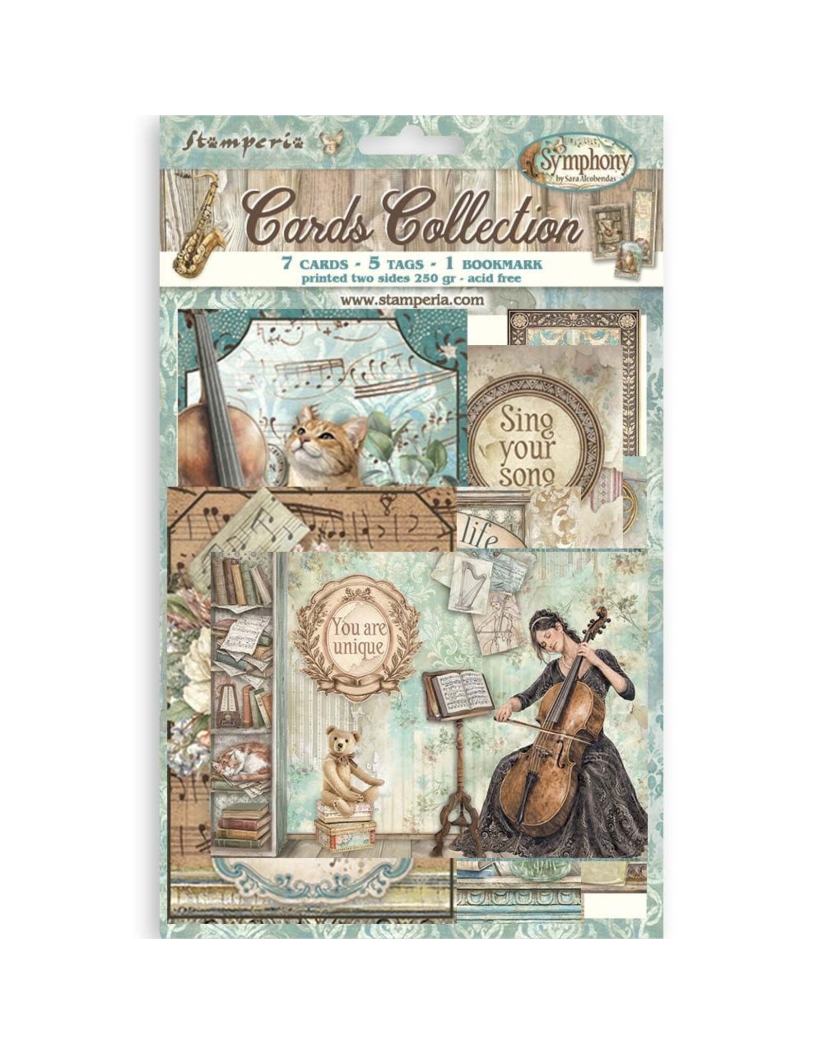 STAMPERIA STAMPERIA SYMPHONY CARDS COLLECTION