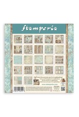 STAMPERIA STAMPERIA SYMPHONY MAXI PAD 12x12 PAPER PACK 22 SHEETS
