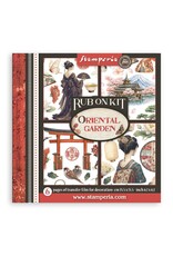 STAMPERIA STAMPERIA ORIENTAL GARDEN ASSORTED RUB-ONS 6/PK