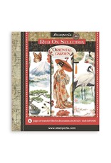 STAMPERIA STAMPERIA ORIENTAL GARDEN 8x9 ASSORTED RUB-ONS 6/PK