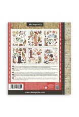 STAMPERIA STAMPERIA ORIENTAL GARDEN 8x9 ASSORTED RUB-ONS 6/PK