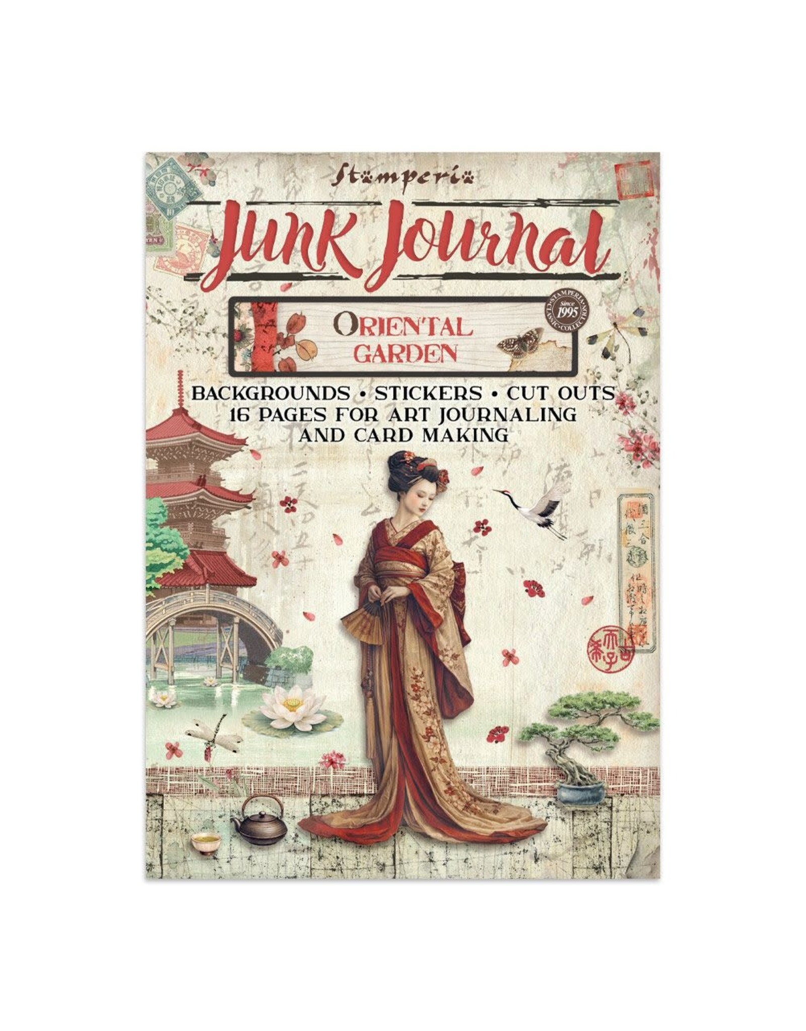 STAMPERIA STAMPERIA ORIENTAL GARDEN JUNK JOURNAL