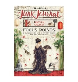 STAMPERIA STAMPERIA ORIENTAL GARDEN A5 FOCUS POINTS JUNK JOURNAL
