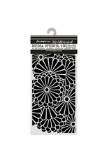 STAMPERIA STAMPERIA ORIENTAL GARDEN FLOWERS PATTERN 12x25cm STENCIL